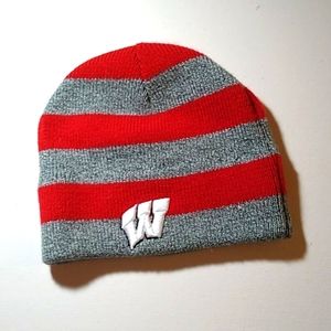 NCAA Wisconsin Official striped beanie